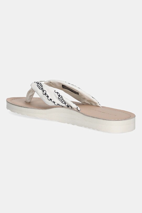 Обувь Вьетнамки Tommy Hilfiger TH CHAIN PRINT ELEVATED SANDAL FW0FW08519 белый