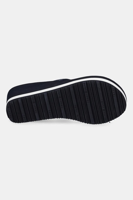 Σαγιονάρες Tommy Hilfiger TH STRIPES WEDGE BEACH SANDAL FW0FW08521 σκούρο μπλε