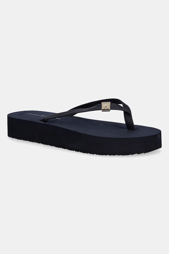 Вьетнамки Tommy Hilfiger ELEVATED CHIC BEACH SANDAL венский тёмно-синий FW0FW08523