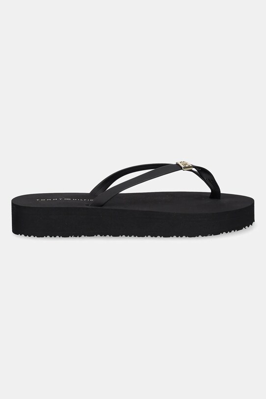 Tommy Hilfiger flip-flop ELEVATED CHIC BEACH SANDAL FW0FW08523 fekete SS25