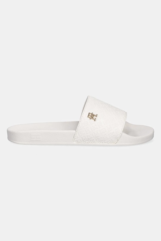 Tommy Hilfiger klapki TH MONOGRAM POOLSIDE FW0FW08525 biały SS25