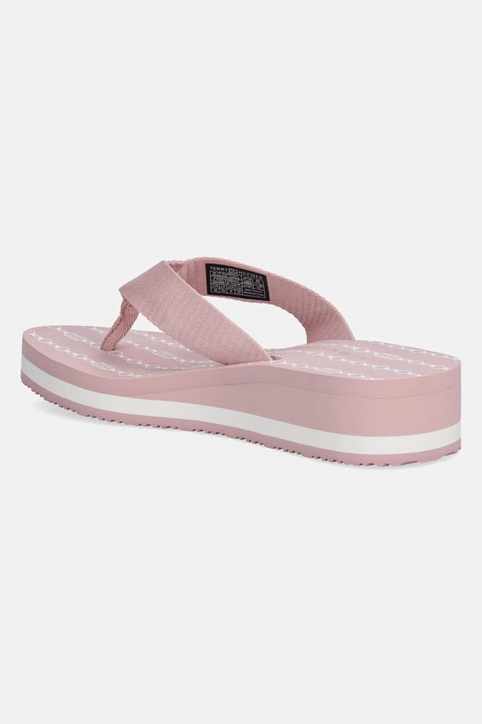Взуття В'єтнамки Tommy Hilfiger IM TH CHAINPRINT MIDWEDGE SANDAL FW0FW08527 рожевий