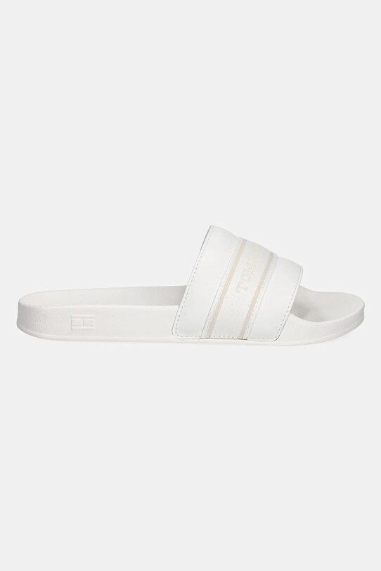 Шльопанці Tommy Hilfiger HILFIGER POOLSIDE WITH WEBBING FW0FW08529 білий SS25
