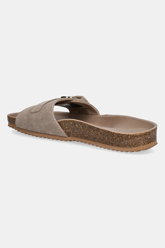 Παπούτσια Παντόφλες σουέτ Tommy Hilfiger SOFT SUEDE ADJUSTABLE MULE FW0FW08809 μπεζ