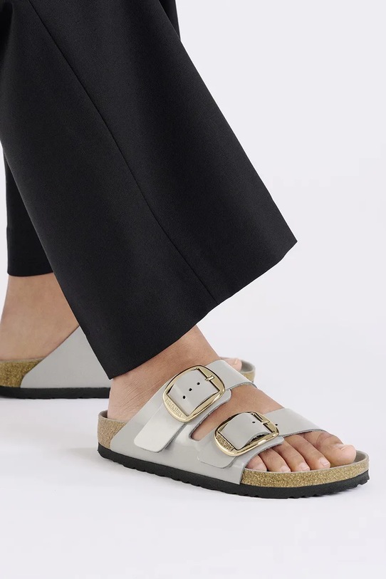 Birkenstock bőr papucs Arizona Big Buckle 1029346