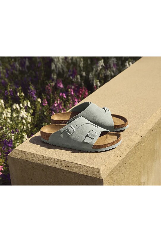Birkenstock klapki zamszowe Zürich 1029166