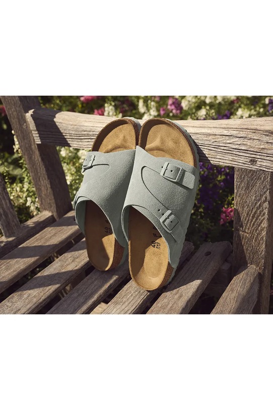 Birkenstock klapki zamszowe Zürich 1029166