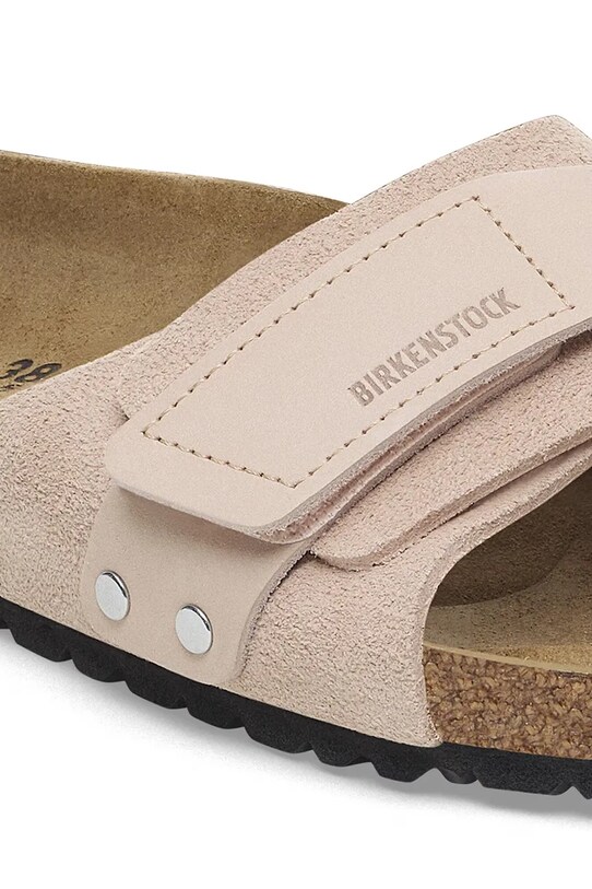 Shoes Birkenstock leather sliders Oita 1029281 pink