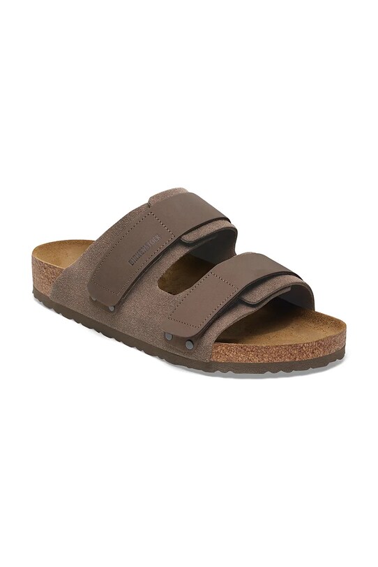 Шкіряні шльопанці Birkenstock Uji 1029259 зелений SS25