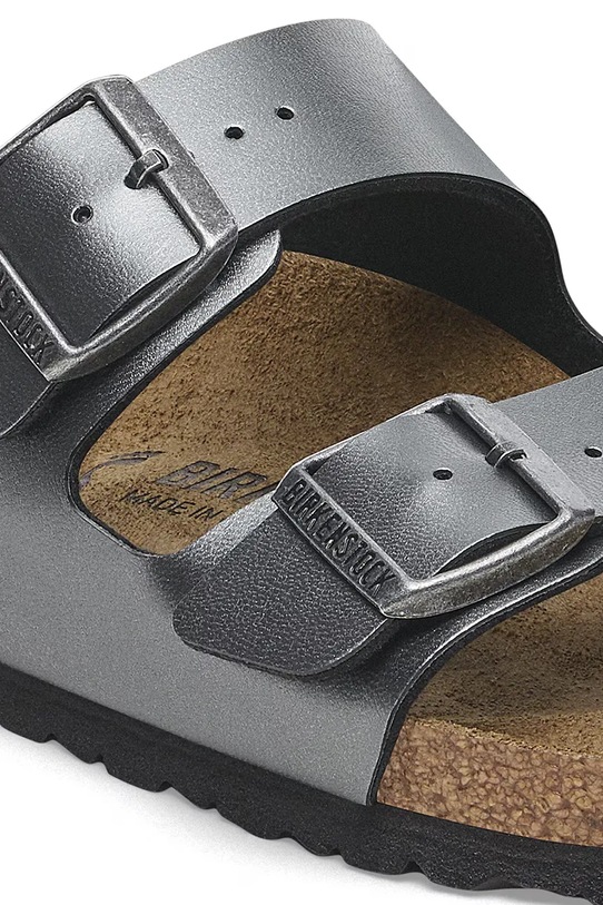 Obuv Šľapky Birkenstock Arizona Metallic 1029233 strieborná