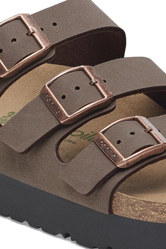 Boty Pantofle Birkenstock Florida III Flex Platform Vegan Birkenstock x Papillio 1029741 hnědá