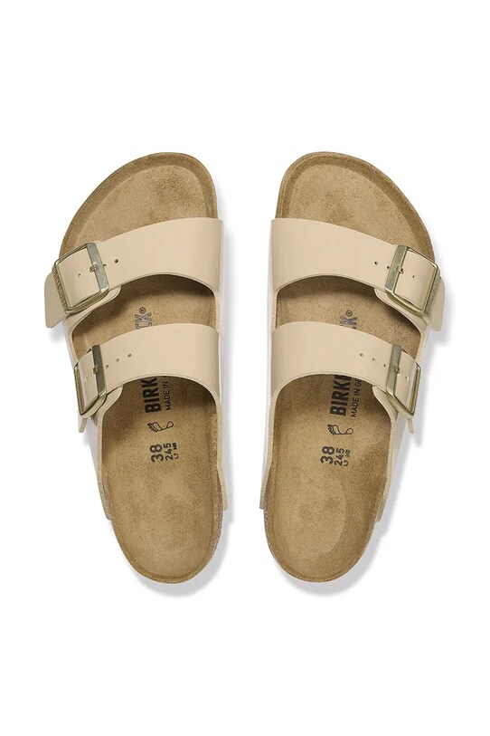 Birkenstock papucs Arizona Patent 1013070.Sand bézs