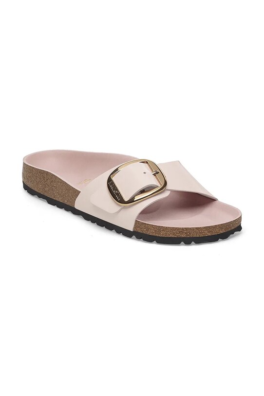 Кожаные шлепанцы Birkenstock Madrid Big Buckle 1029448 розовый SS25
