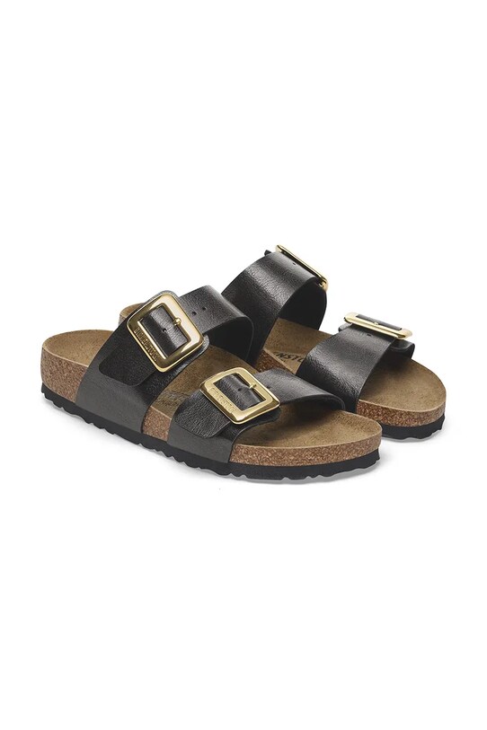 Šľapky Birkenstock Sydney Graceful Cushion Buckle čierna 1029457