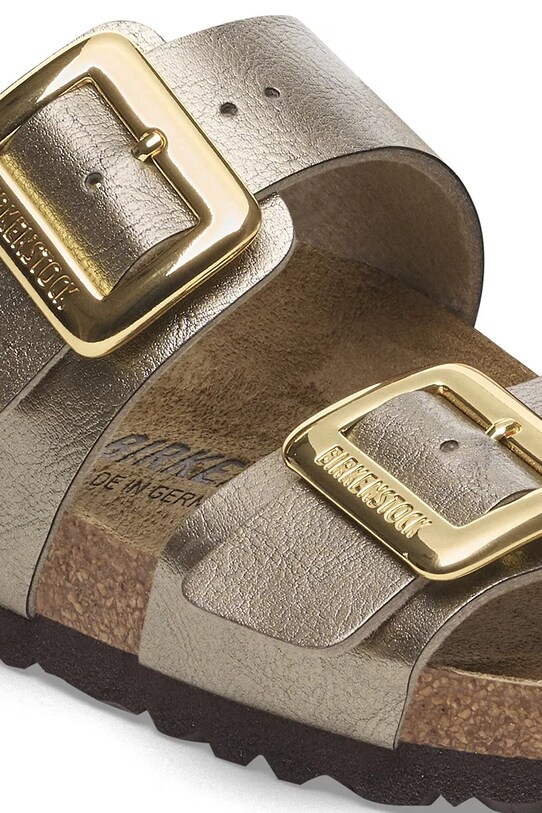 Obuwie Birkenstock klapki Sydney Graceful Cushion Buckle 1029372 brązowy