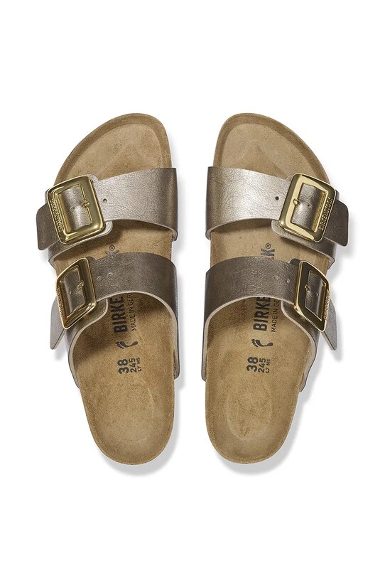 Birkenstock klapki Sydney Graceful Cushion Buckle 1029372 brązowy