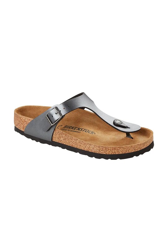 Japanke Birkenstock Gizeh Metallic 1021428.Black crna SS23