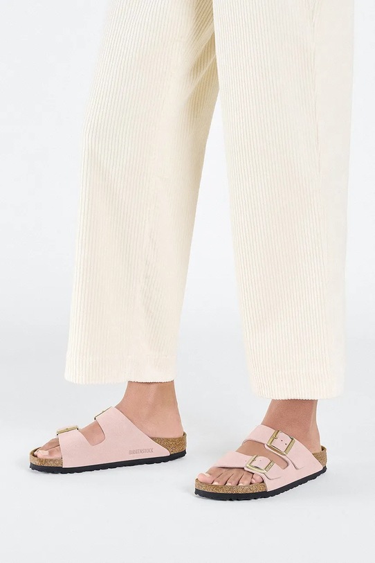 Замшевые шлепанцы Birkenstock Arizona 1026170