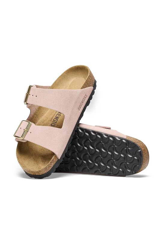 Замшевые шлепанцы Birkenstock Arizona 1026170