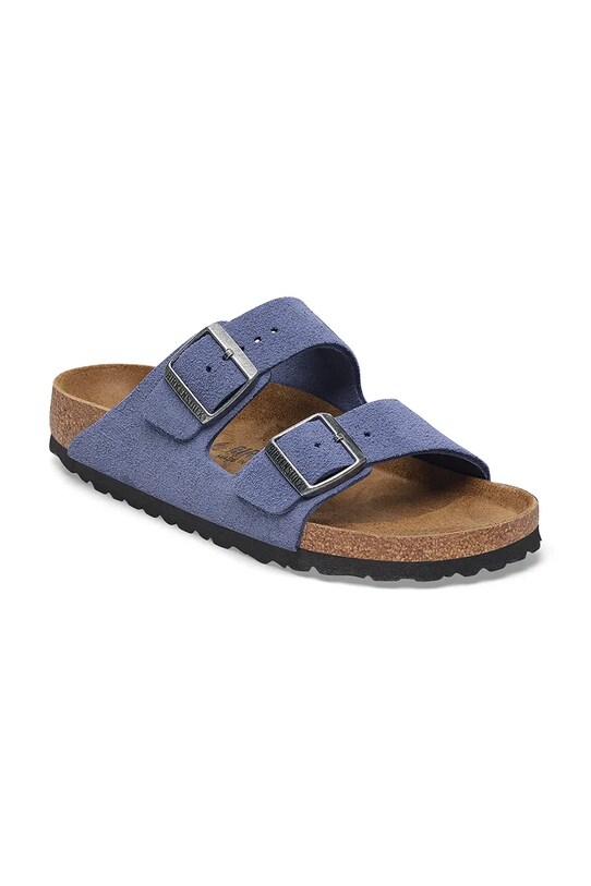 Birkenstock klapki zamszowe Arizona 1029218 fioletowy SS25