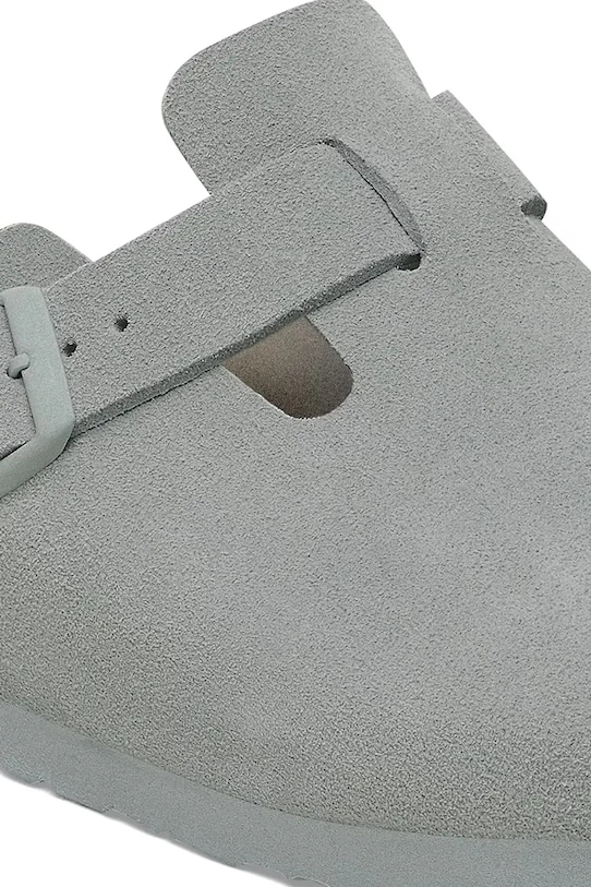 Boty Semišové pantofle Birkenstock Boston 1029214 modrá