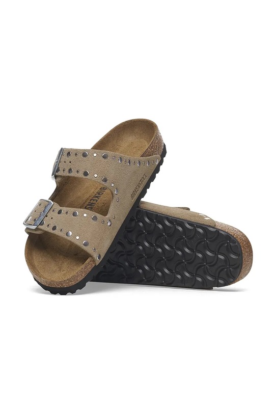 Natikače od brušene kože Birkenstock Arizona Rivet 1029390