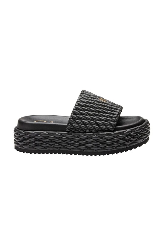 Bogner klapki skórzane SORRENTO 3 5-8 cm czarny 22525321