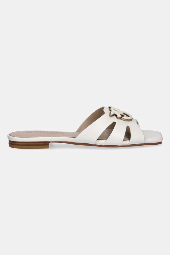 Pinko slapi de piele Marli SD0313.P003.Z12 bej SS25