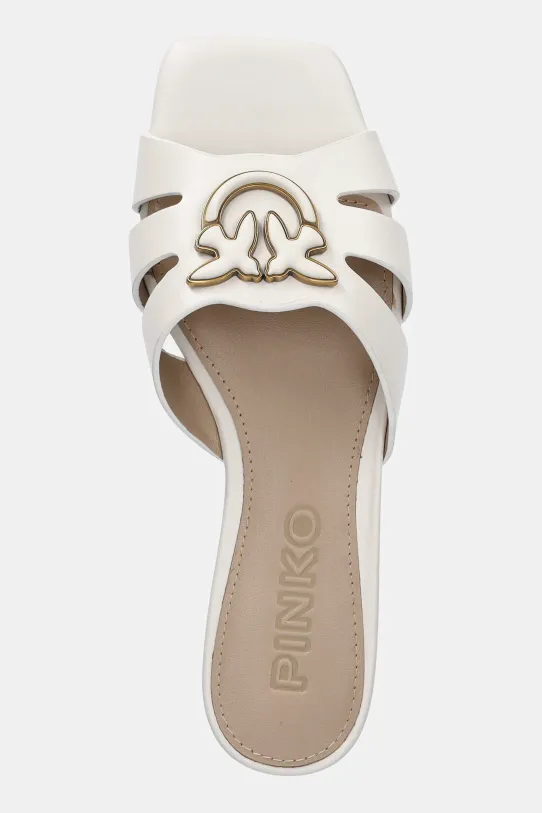 Kožené pantofle Pinko Marli béžová SD0313.P003.Z12