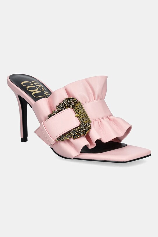 Шлепанцы Versace Jeans Couture шпилька розовый 78VA3S70.71570.489