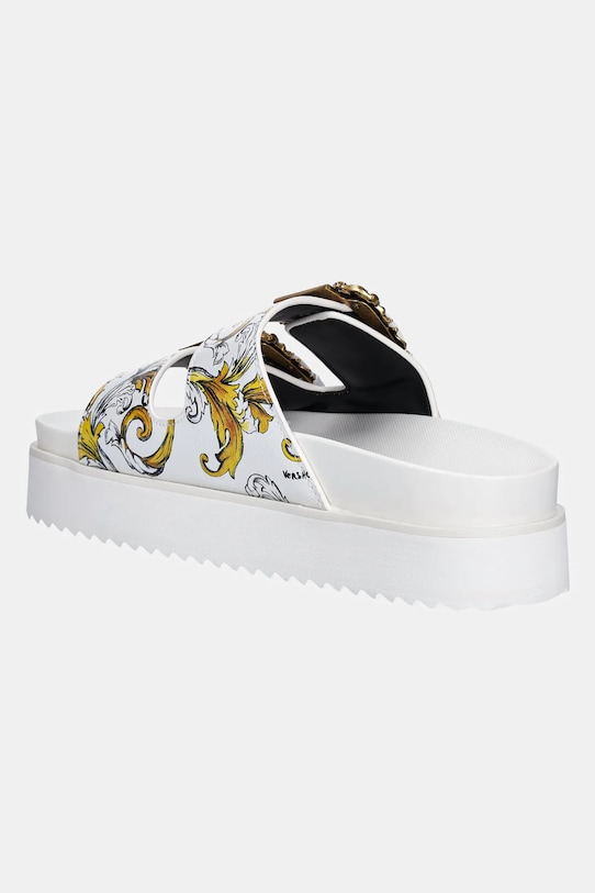 Obuwie Versace Jeans Couture klapki 78VA3SM1.ZS366.G03 biały