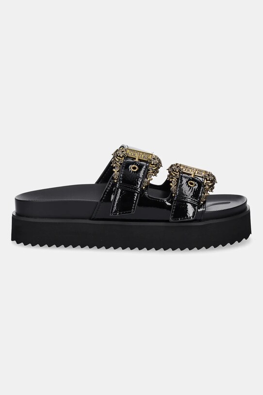Versace Jeans Couture papuci 78VA3SM1.ZS539.899 negru SS25