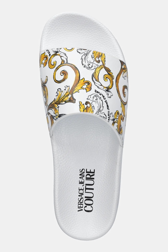 Versace Jeans Couture papuci alb 78VA3SQ3.ZS365.G03