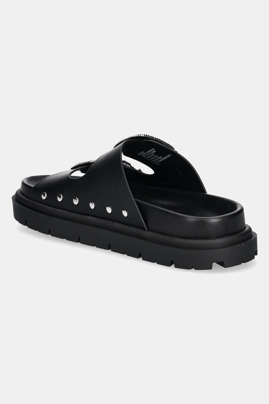 Încălțăminte Steve Madden papuci de piele Outcast SM11003703.05O negru