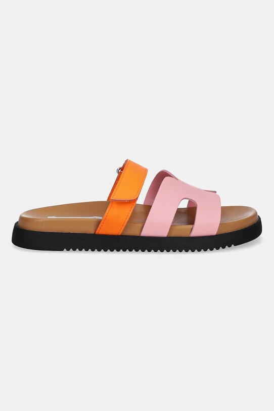 Δερμάτινες παντόφλες Steve Madden Missile SM11003028.OPI ροζ SS25