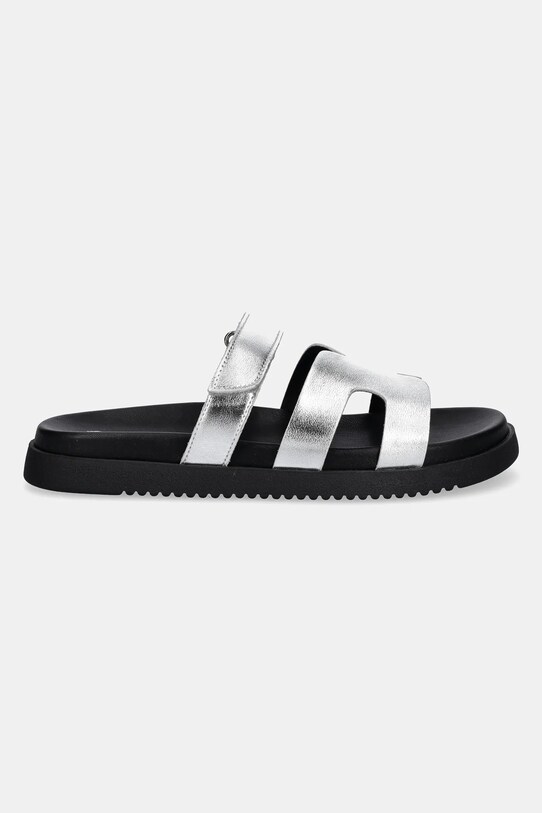 Шкіряні шльопанці Steve Madden Missile SM11003028.915 срібний SS25