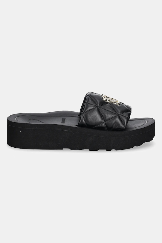 Kožne natikače Love Moschino JA28014I1MIE0000 crna SS25