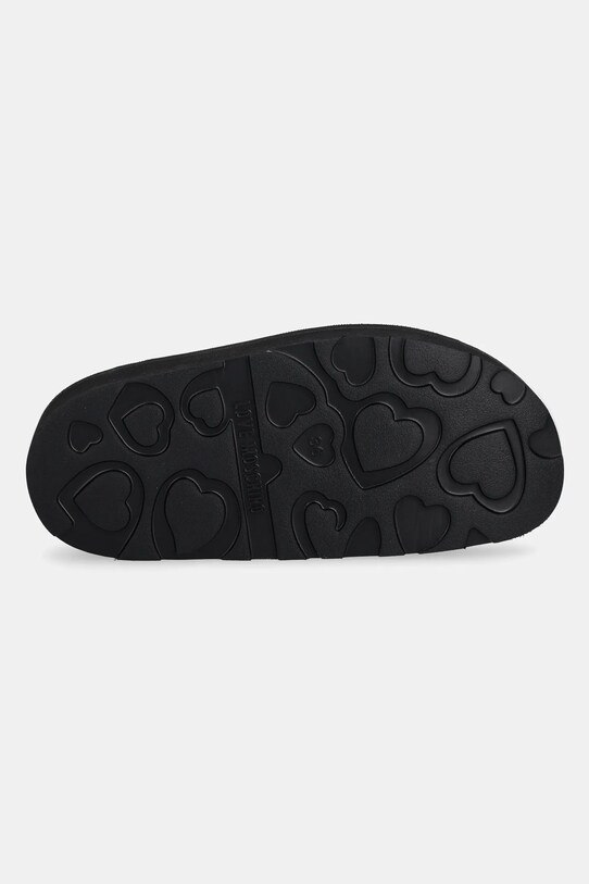 Love Moschino slapi de piele JA28014I1MIE0000 negru