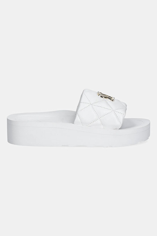 Love Moschino klapki skórzane JA28014I1MIE0100 biały SS25