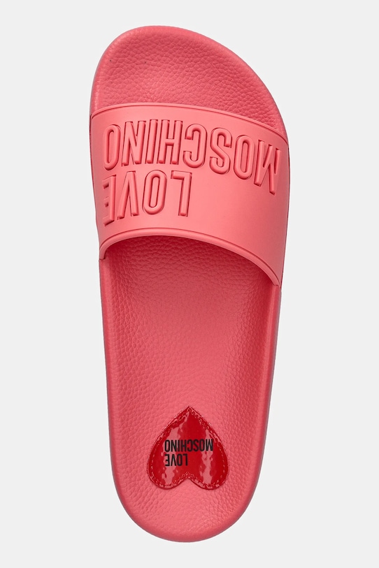 Шльопанці Love Moschino помаранчевий JA28052G1MI15502
