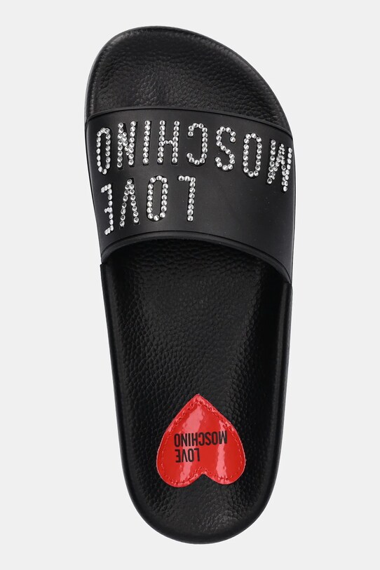 Love Moschino klapki czarny JA28122G1MI13000