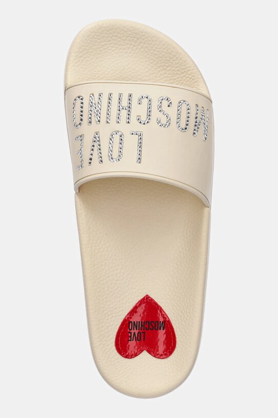 Šľapky Love Moschino béžová JA28122G1MI13110