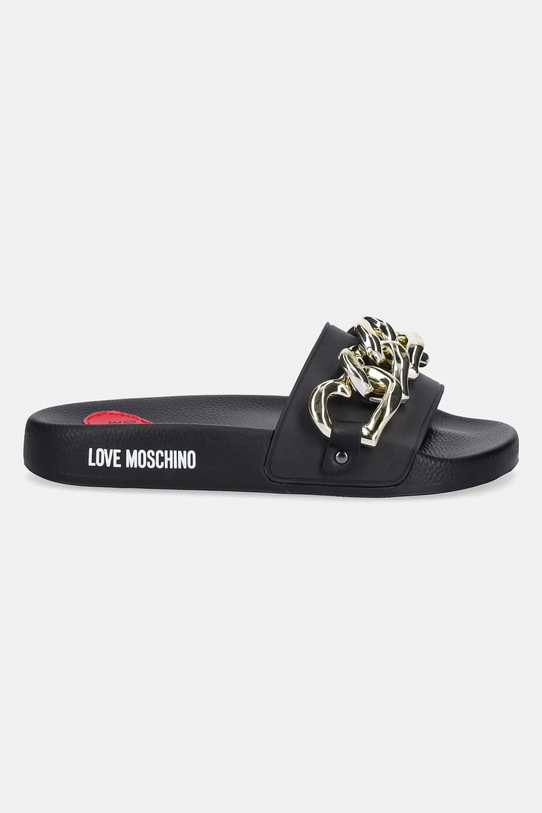 Love Moschino papuci JA28132G1MI16000 negru SS25