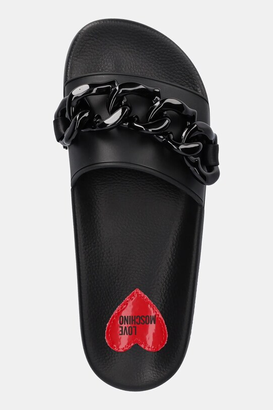 Шльопанці Love Moschino чорний JA28132G1MI17000