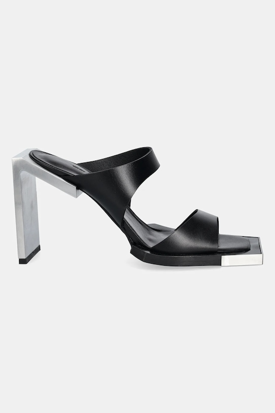 Δερμάτινες παντόφλες Heliot Emil PRESS25.W.17.003.BLK01 μαύρο SS25