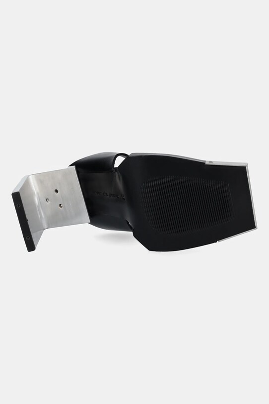 Heliot Emil infradito in pelle PRESS25.W.17.003.BLK01 nero