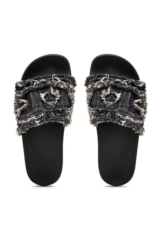 Diesel papuci Sa-Slide D Denim negru Y03347.P5254.T8013