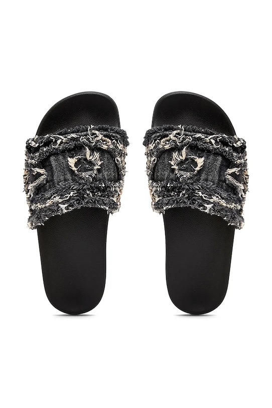 Diesel papuci Sa-Slide D Denim negru Y03347.P5254.T8013