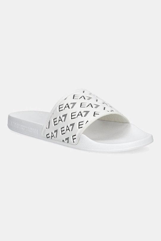 EA7 Emporio Armani klapki syntetyczny biały AF15125.7X000109