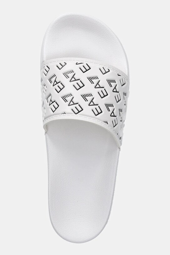 Pantofle EA7 Emporio Armani bílá AF15125.7X000109
